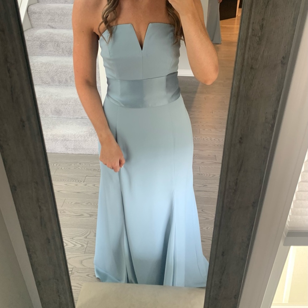 NWT Dusty Blue Vera Wang Dress Size 2